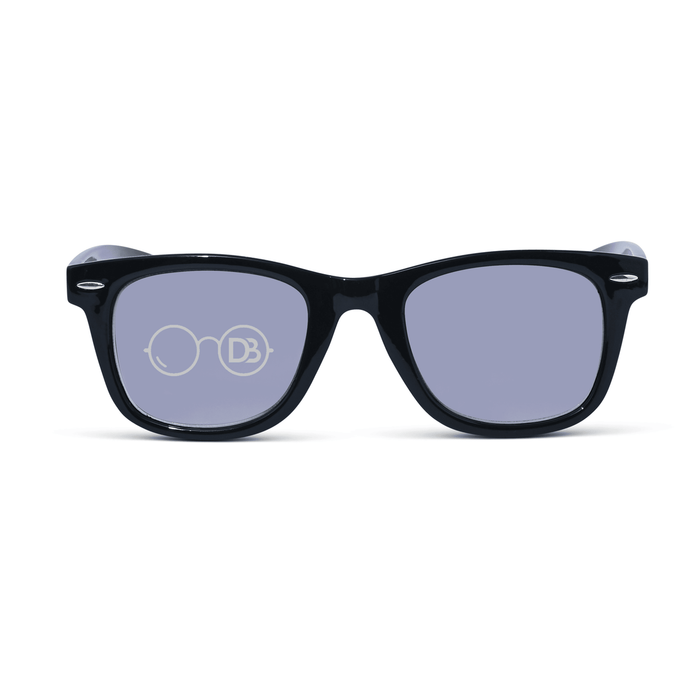 DebSpecs Progressive No Line Sunglass Readers papre9002ap Black front view