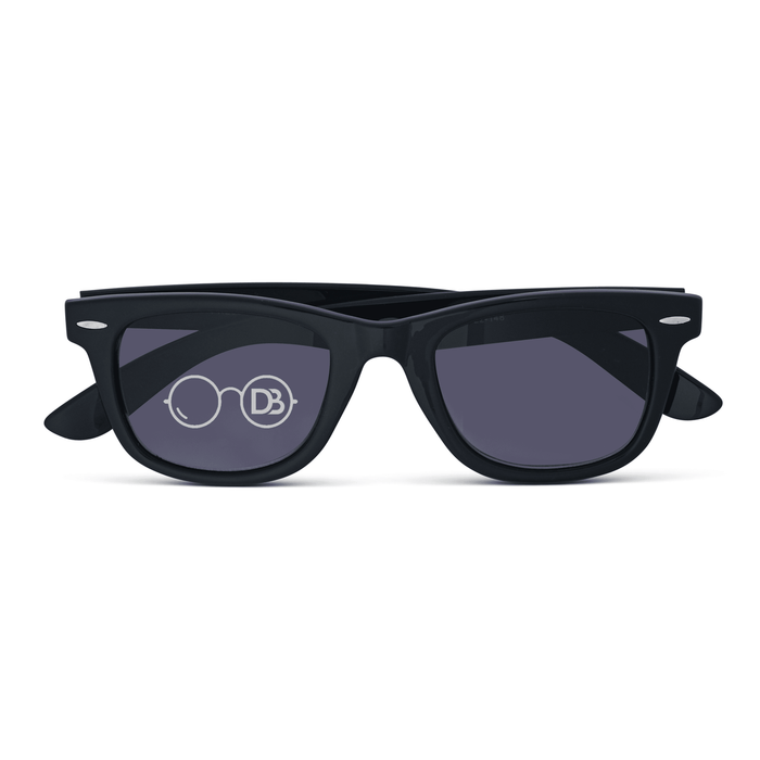 DebSpecs Progressive No Line Sunglass Readers papre9002ap Black front folded view