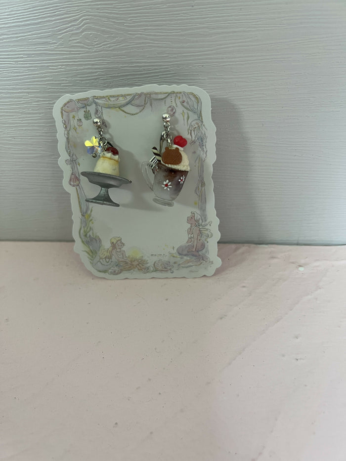Pudding & Latte Earrings