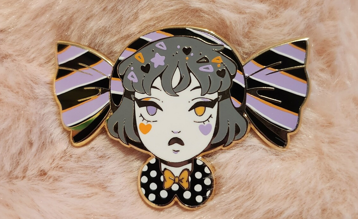 Purple Candy Pin