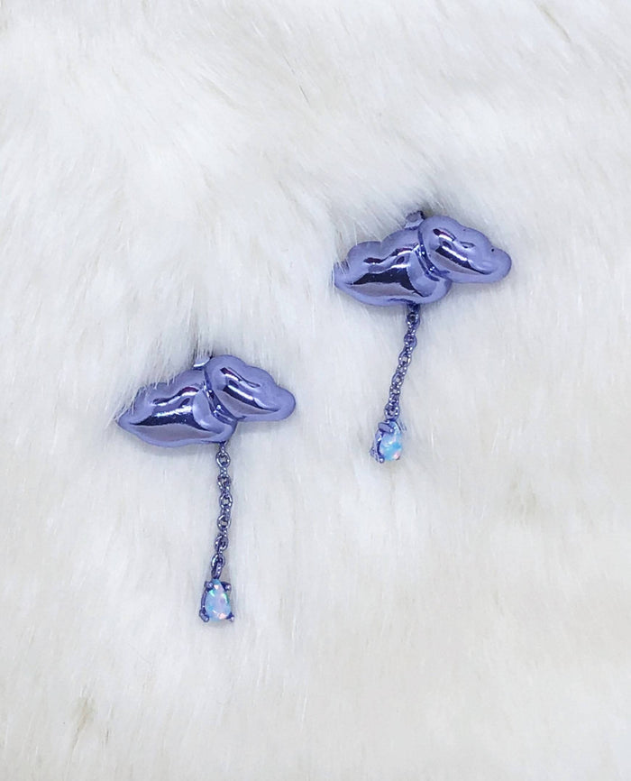 Purple Cloud Earring - Lolita Collective