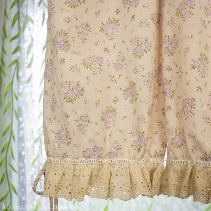 Purple Flower Bloomers