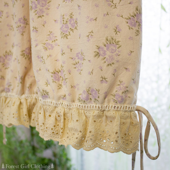 Purple Flower Bloomers