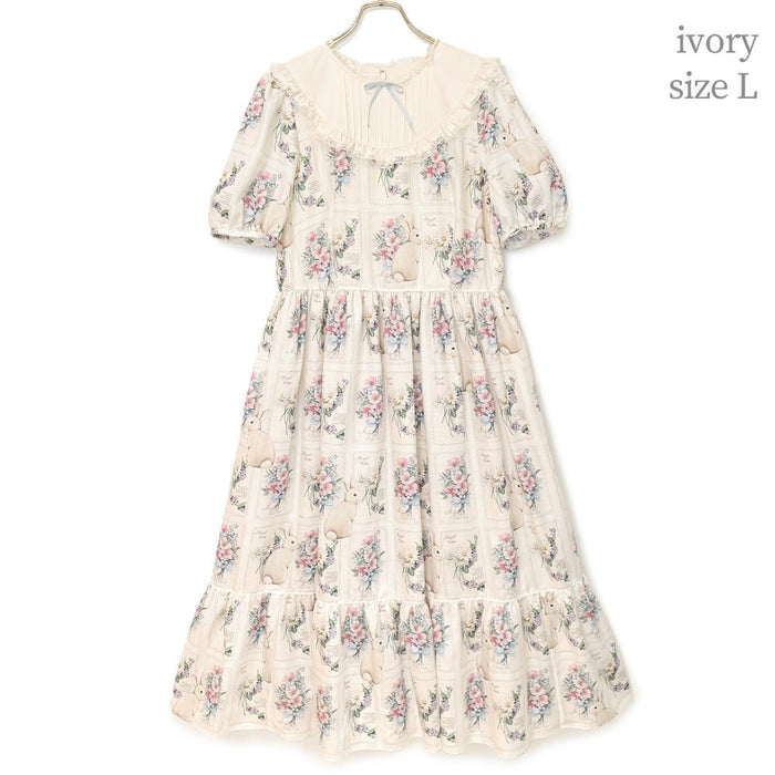 Rabbit Card Onepiece Dress