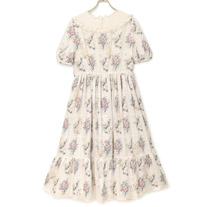 Rabbit Card Onepiece Dress