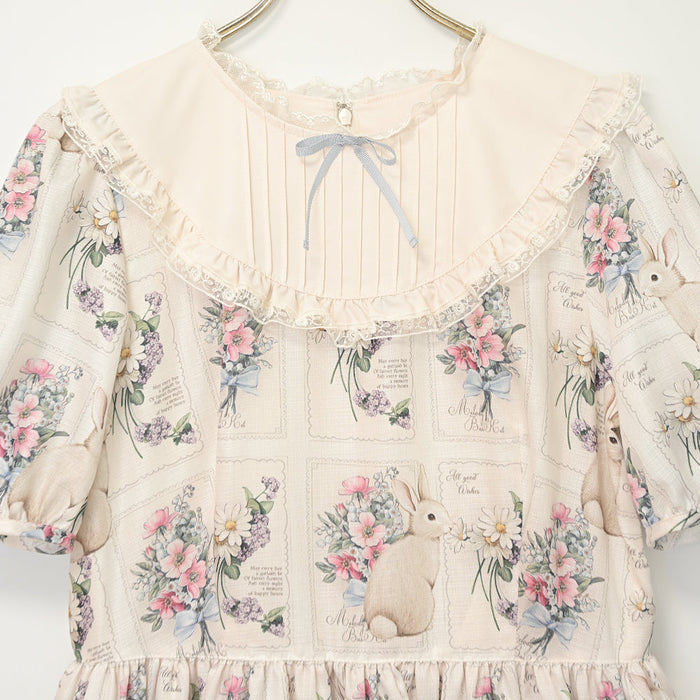 Rabbit Card Onepiece Dress