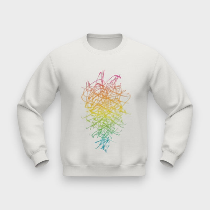 Rainbow Chandelier Youth Crew Neck Sweatshirt