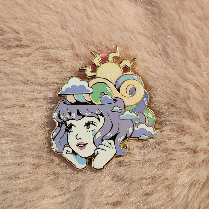 Rainbow Thoughts Enamel Pin