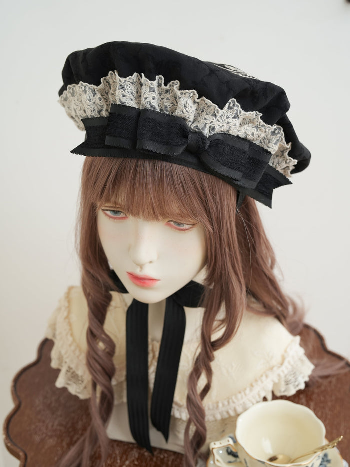 Ribbon Fromage Bouquet Beret