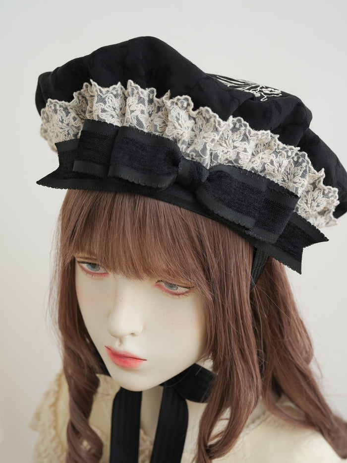 Ribbon Fromage Bouquet Beret