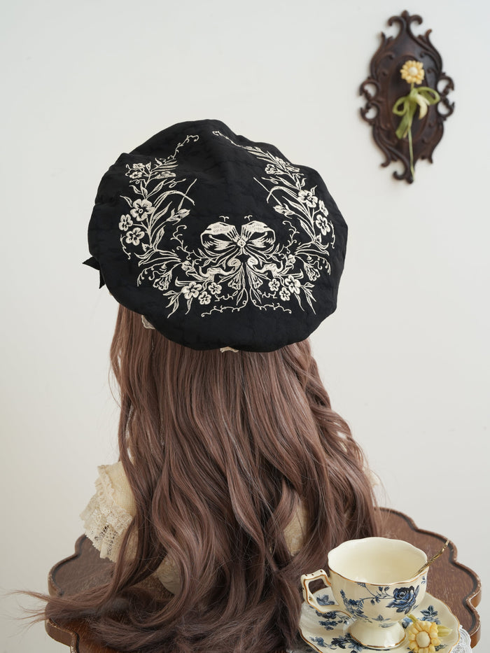 Ribbon Fromage Bouquet Beret