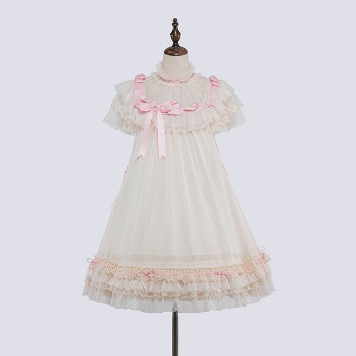 Ribbon Mille-feuille Dress