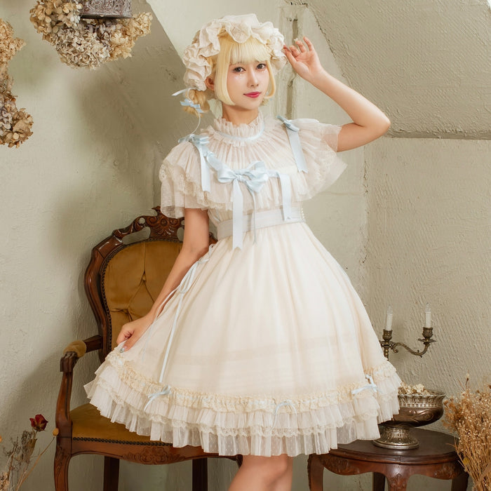 Ribbon Mille-feuille Dress