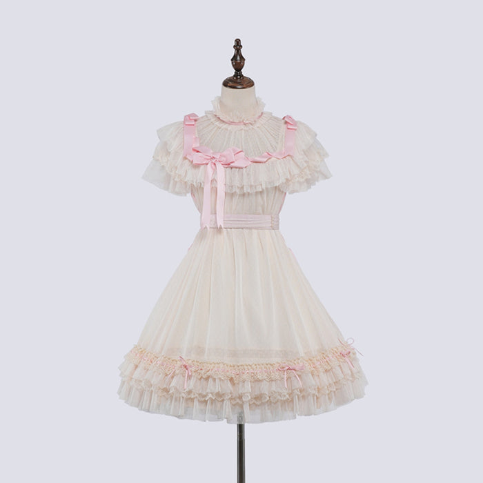 Ribbon Mille-feuille Dress
