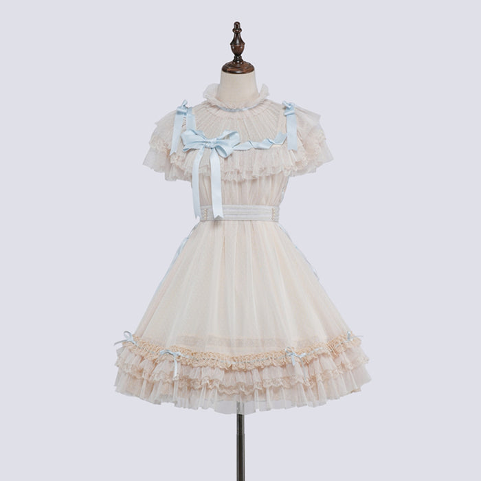 Ribbon Mille-feuille Dress