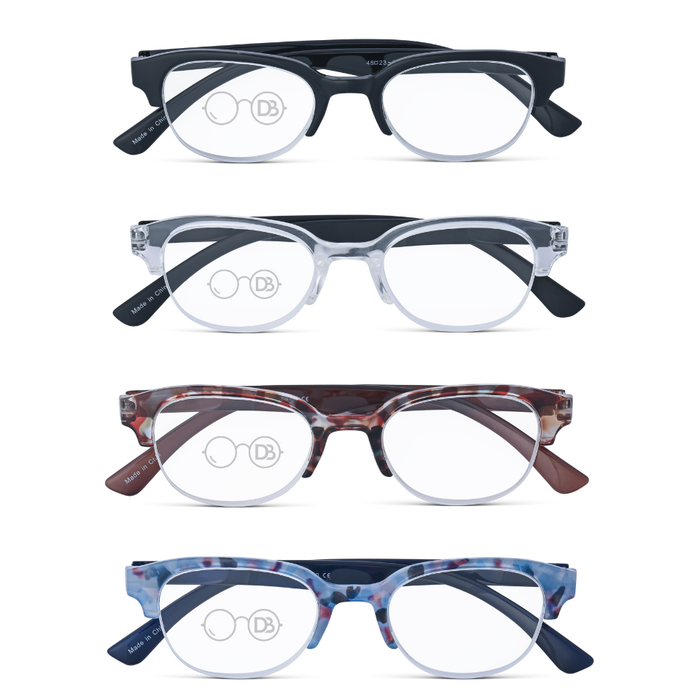 DebSpecs ER Plume front folded view eyewear
