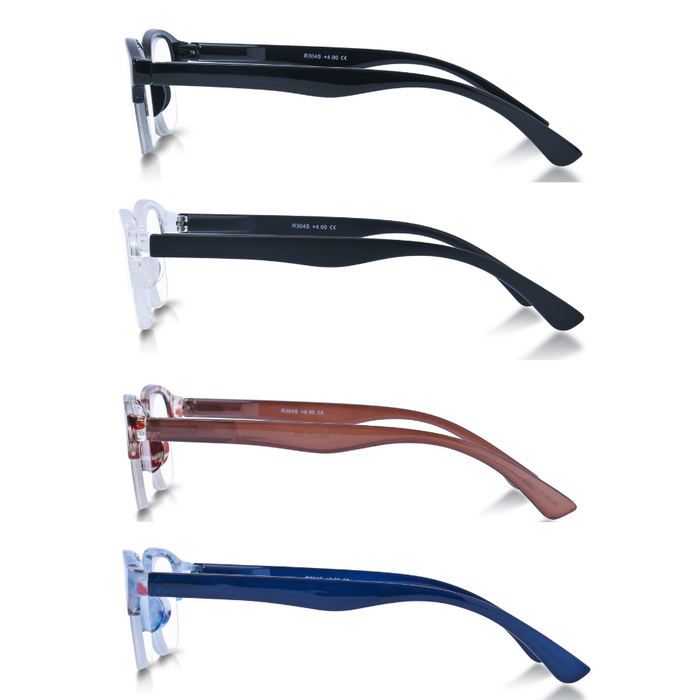 DebSpecs ER Plume side view eyewear
