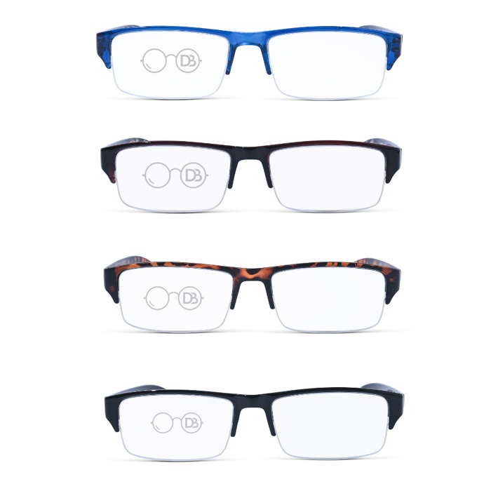 DebSpecs ER Sage front view eyewear