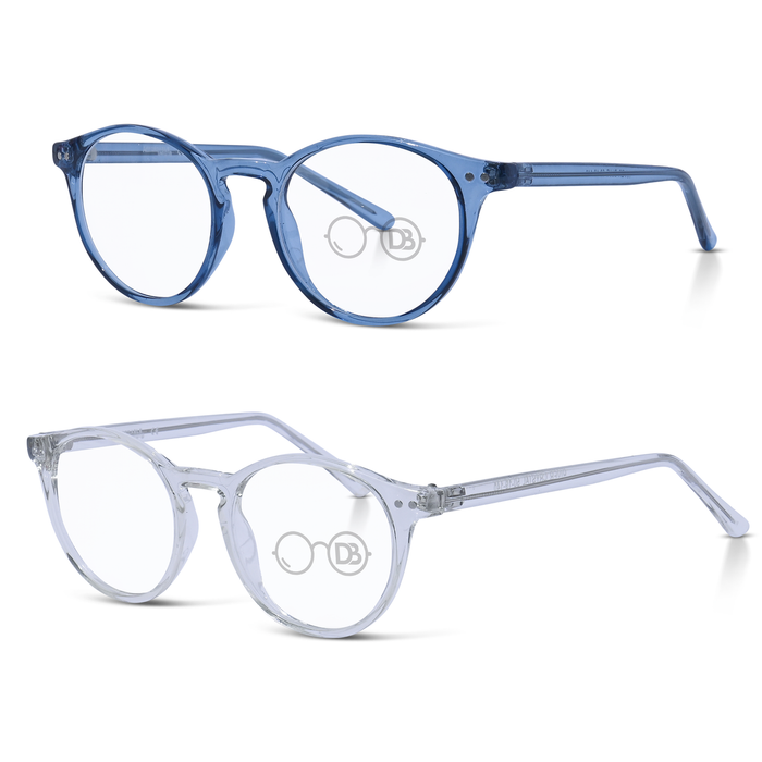 DebSpecs Large Round Translucent Colored Reading Glasses ee river product group