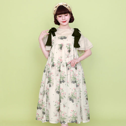 "Rose Card" Camisole Dress