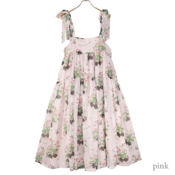 "Rose Card" Camisole Dress