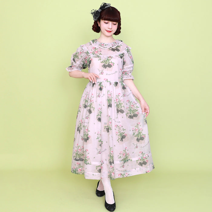 "Rose Card" Onepiece Dress