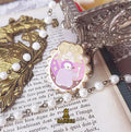 Rose Penguin Enamel Pin