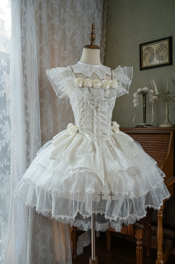 S / White / Jumperskirt