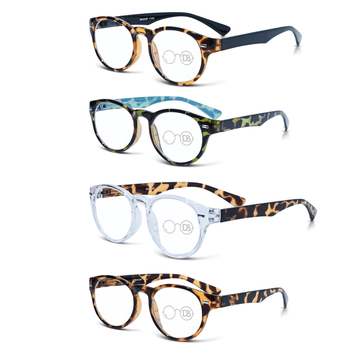 DebSpecs Round Bifocal Reading Glasses Clear On Top oc645bf product group