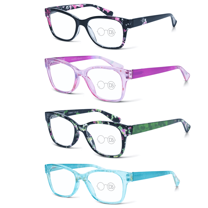 DebSpecs Translucent round colorful reading glasses product group
