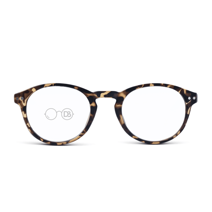 DebSpecs Reading Glasses oc305 Tortoise Black Stem front view