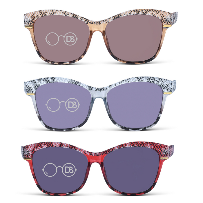 DebSpecs Sea Shell front view eyewear