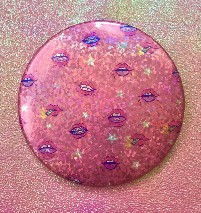Rude Gal Button - Lolita Collective