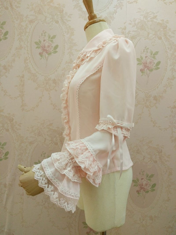 Ruffle Long Sleeve Blouse - Lolita Collective