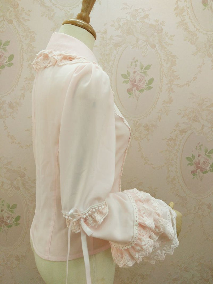 Ruffle Long Sleeve Blouse - Lolita Collective