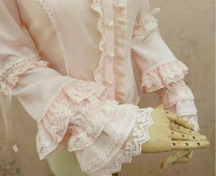 Ruffle Long Sleeve Blouse