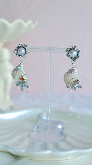 Seashell Flower Earrings