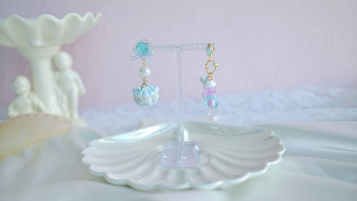 Seashell Macaron Earrings