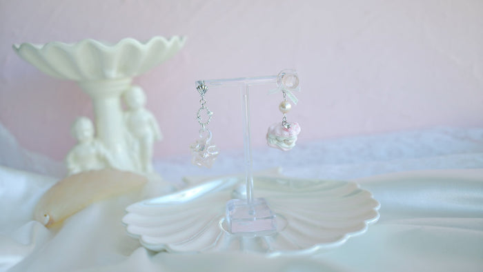 Seashell Macaron Earrings