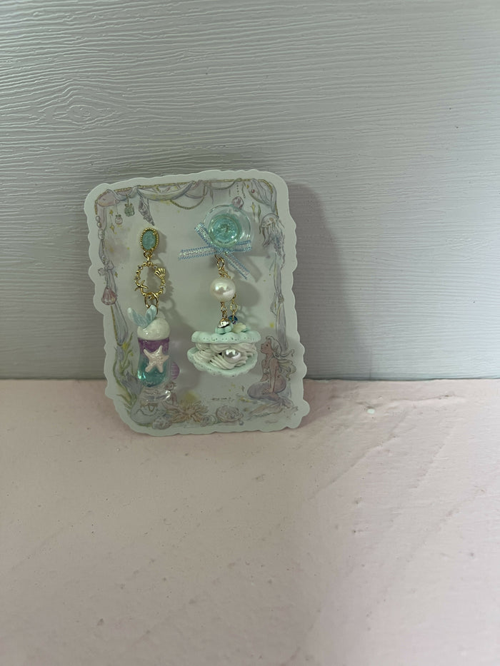 Seashell Macaron Earrings