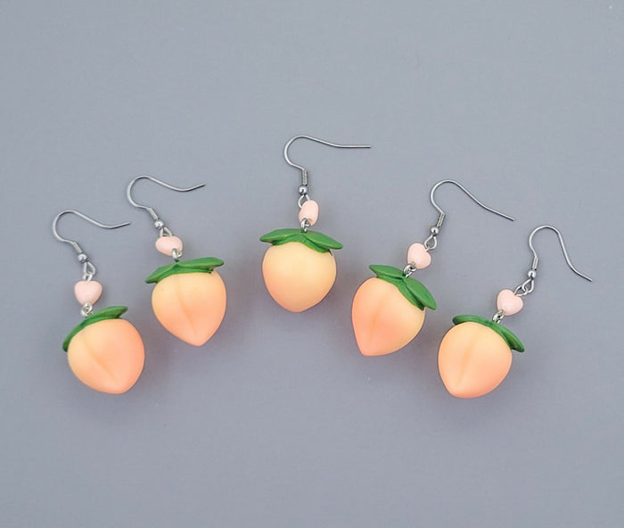 SFS! Barnyard Finds: Peach Earrings