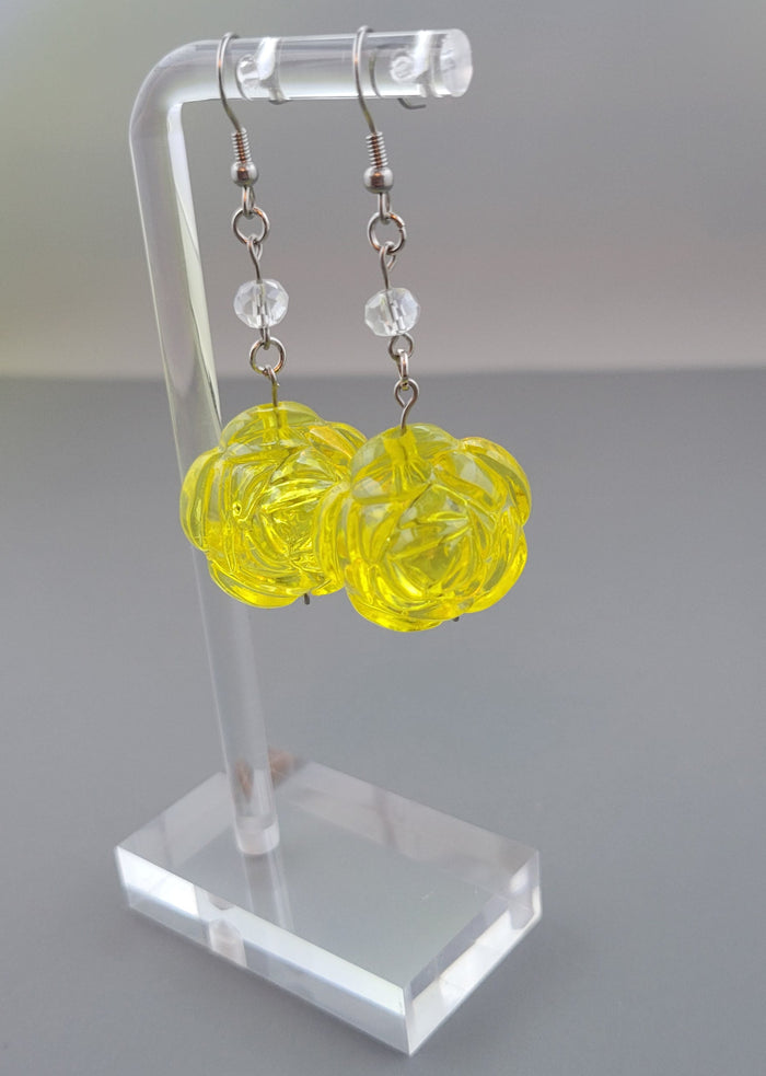 SFS! Crystal Rose Earrings