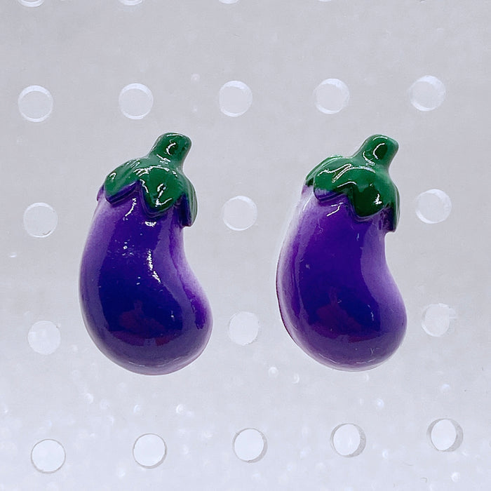SFS! Eggplant Stud Earrings