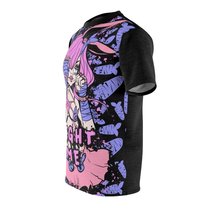Fight Me (Black)T-shirt - Lolita Collective