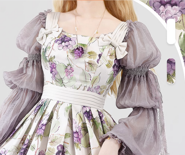 SFS! Forest Holiday Grape Jumperskirt
