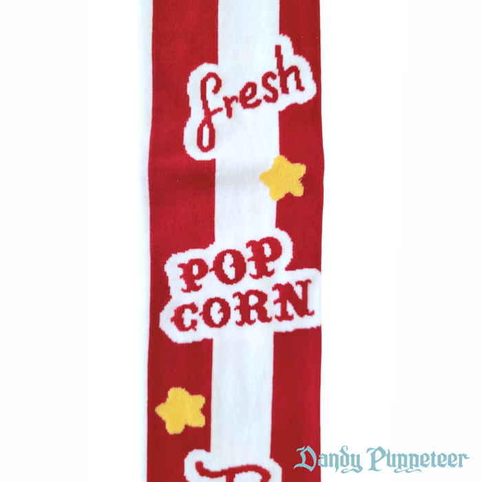 SFS! Fresh Tasty Popcorn Over Knee Socks