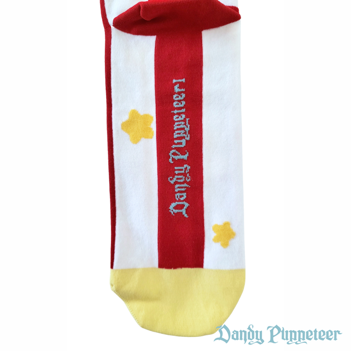 SFS! Fresh Tasty Popcorn Over Knee Socks