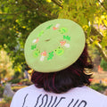 SFS! Frog & Mushroom Embroidered Beret