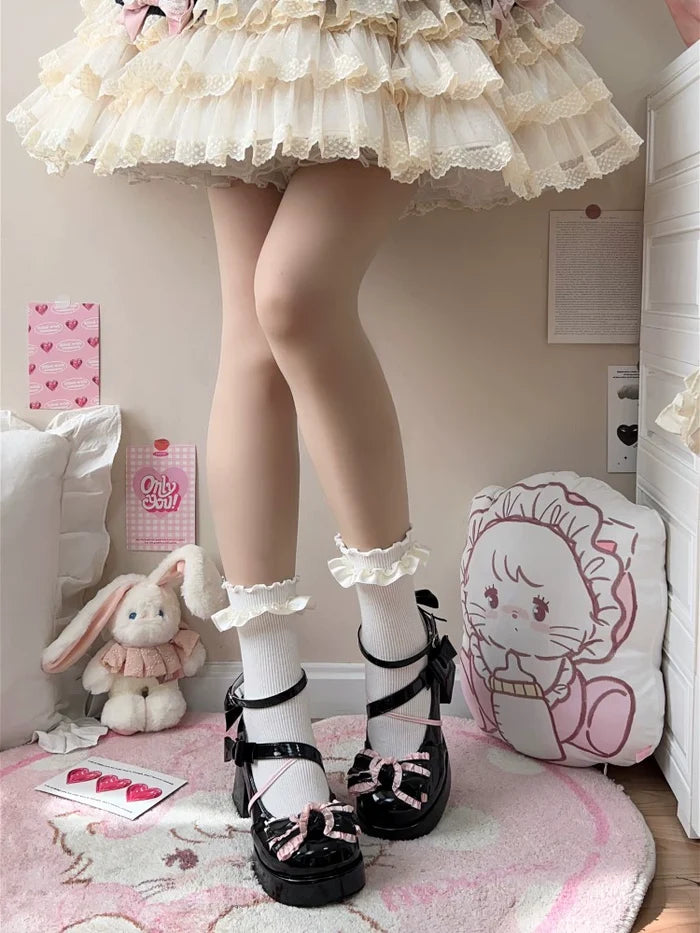 SFS! Girl's Heart Platform Heels