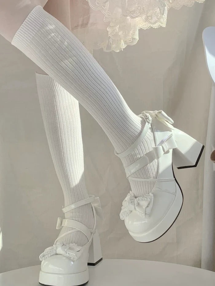 SFS! Girl's Heart Platform Heels
